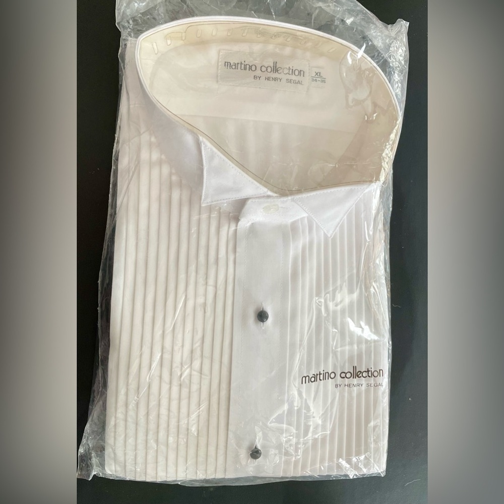 Martino Collection / Henry Segal Tuxedo Server Wait Staff Bartender Formal Shirt
